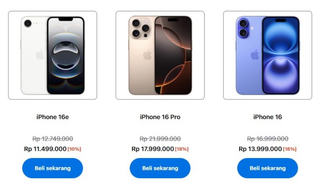 Peluncuran iPhone 17, iBox Indonesia Beri Diskon Besar-besaran iPhone Seri Sebelumnya